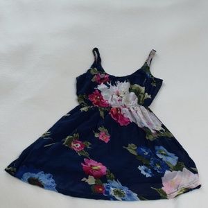 Abercrombie & Fitch Flower Blue Dress